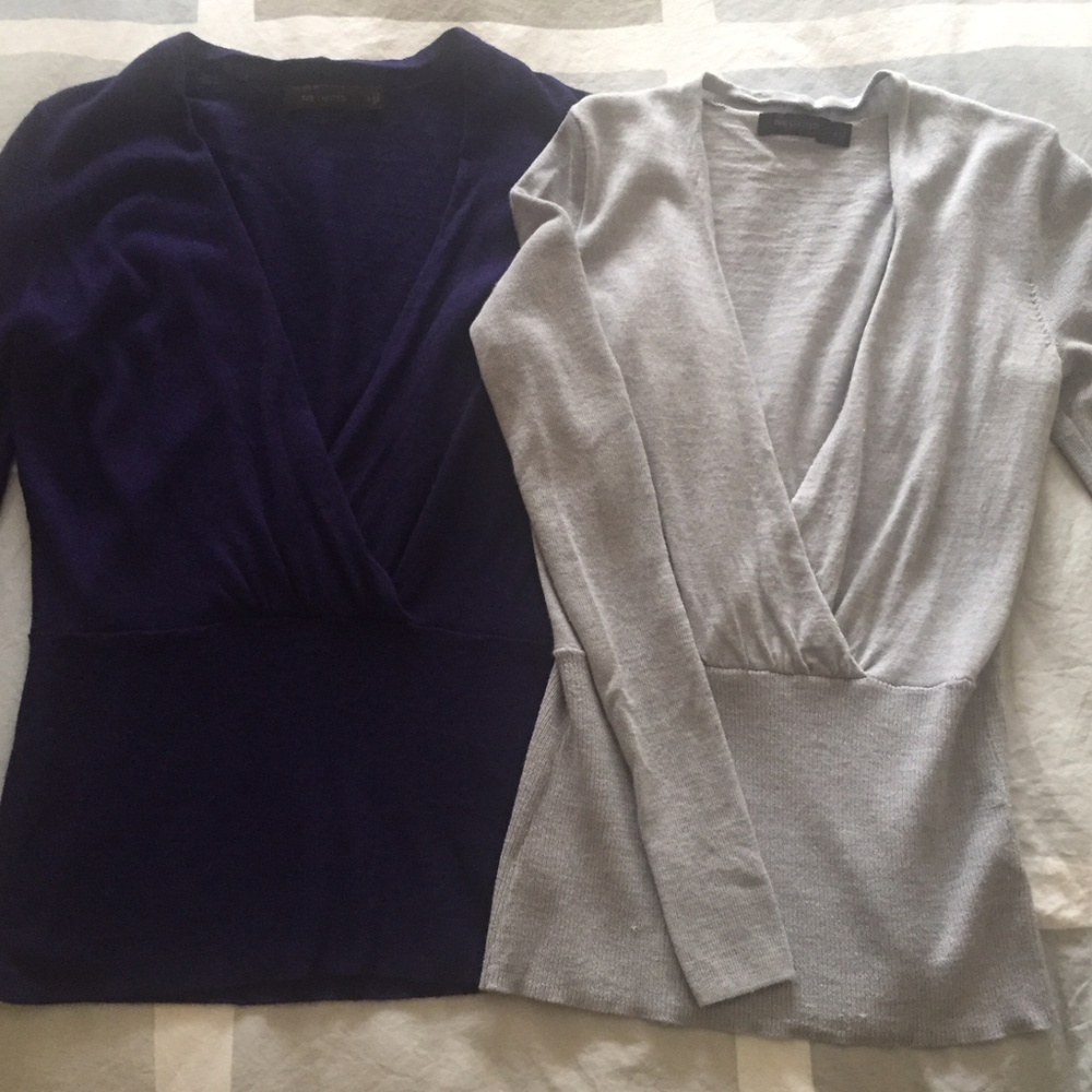 The Limited cross-v-neck sweaters bundle